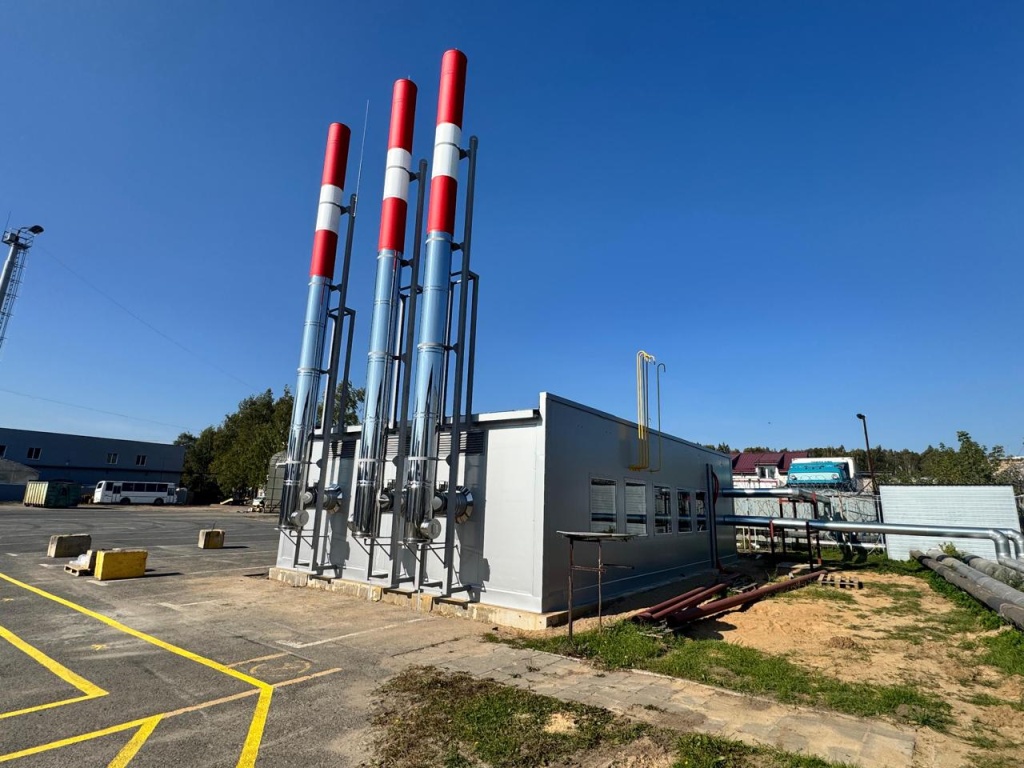 Газовая БМК на фундаменте 