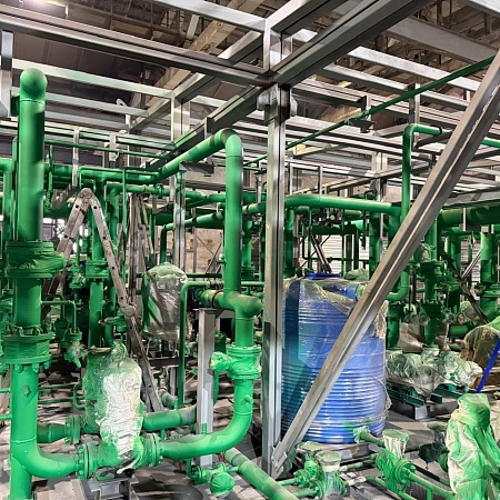 Блочный центральный тепловой пунк, для строящейся гидроэлектростанции Блочный центральный тепловой пунк, для строящейся гидроэлектростанции