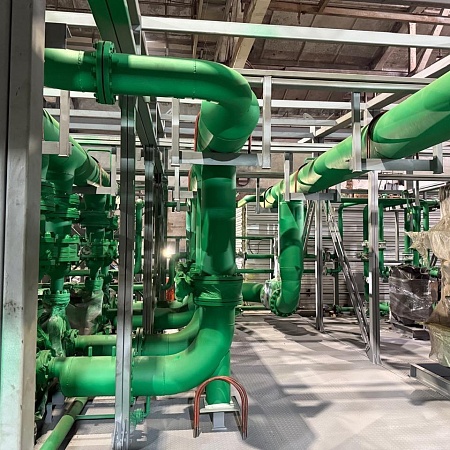 Блочный центральный тепловой пунк, для строящейся гидроэлектростанции Блочный центральный тепловой пунк, для строящейся гидроэлектростанции