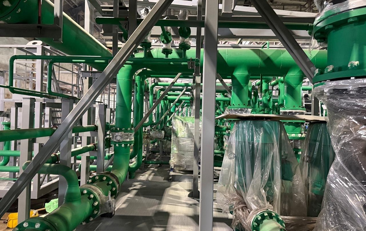 Блочный центральный тепловой пунк, для строящейся гидроэлектростанции