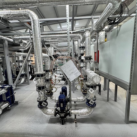 Блочно-модульная водогрейная котельная установленной теплопроизводительностью 3,0 МВт, рабочей теплопроизводительностью 2,736 МВт, топливо – природный газ, с дымовой трубой ферменного типа (высота 20 м.)