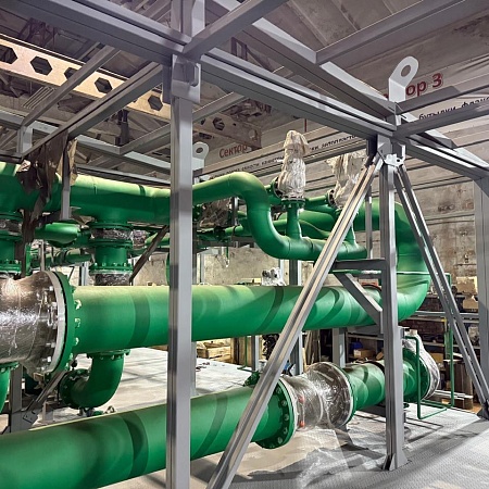 Блочный центральный тепловой пунк, для строящейся гидроэлектростанции Блочный центральный тепловой пунк, для строящейся гидроэлектростанции