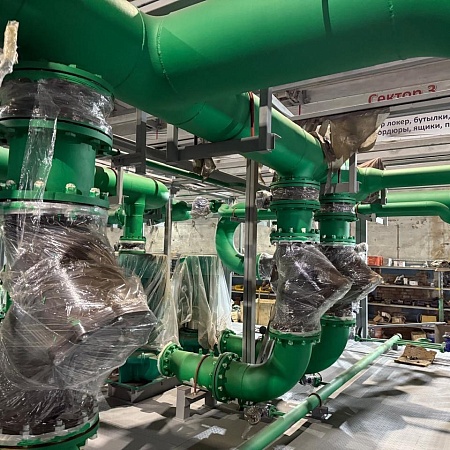 Блочный центральный тепловой пунк, для строящейся гидроэлектростанции Блочный центральный тепловой пунк, для строящейся гидроэлектростанции