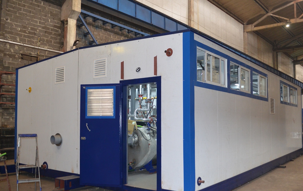 Блочно-модульная водогрейная котельная, установленной теплопроизводительностью 2,24  МВт, топливо – природный газ