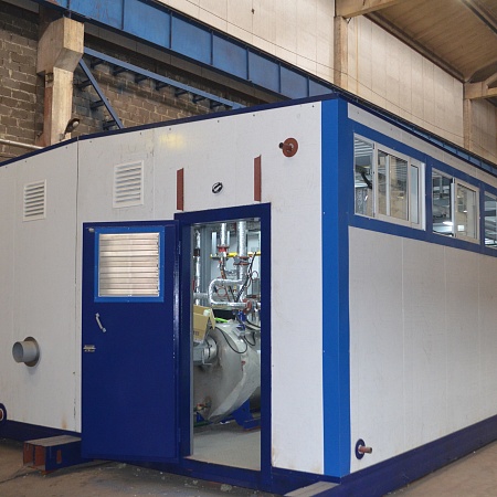 Блочно-модульная водогрейная котельная, установленной теплопроизводительностью 2,24  МВт, топливо – природный газ
